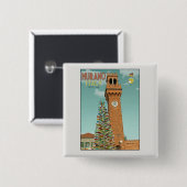 Murano Camapnile und Glasbaum Button (Vorne & Hinten)
