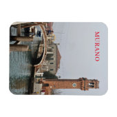 Murano Clock Tower View Kühlschrankmagnet Magnet (Horizontal)