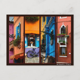 Murano, Italien 4 FotoCollage Custom Postkarte