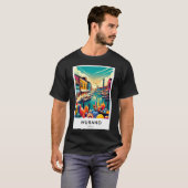 Murano Italy Digital Art Poster T-Shirt (Vorne ganz)