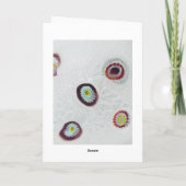 Murano Millefiori Detail-Studie Karte (Rückseite)