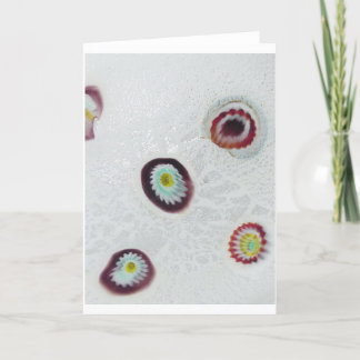 Murano Millefiori Detail-Studie Karte