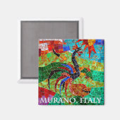 Murano Mosaic II Magnet (Vorderseite/Rückseite)