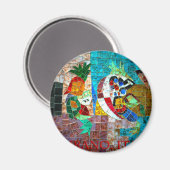 Murano Mosaic III Magnet (Vorderseite/Rückseite)