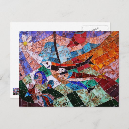Murano Mosaic Postkarte (Vorne/Hinten)
