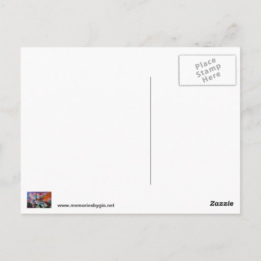 Murano Mosaic Postkarte (Rückseite)