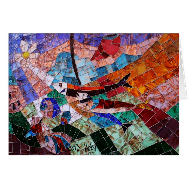 Murano Mosaik (Vorderseite (Horizontal))