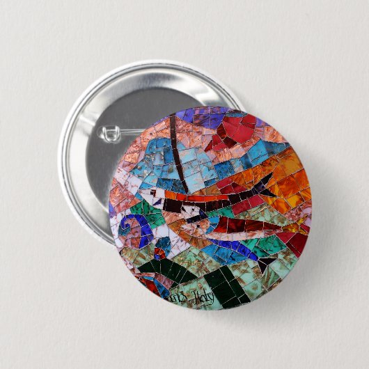 Murano Mosaik Button (Vorne & Hinten)