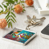 Murano Mosaik III Schlüsselanhänger (Seite)