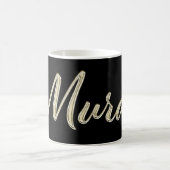Murat Name whitegold Tasse Teetasse Kaffeetasse (Mittel)