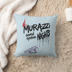 Murazzi Sound System Nächte - Drip Spray Edition Kissen