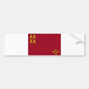 Murcia-Regionsflaggen-Spanien-Provinz Autoaufkleber