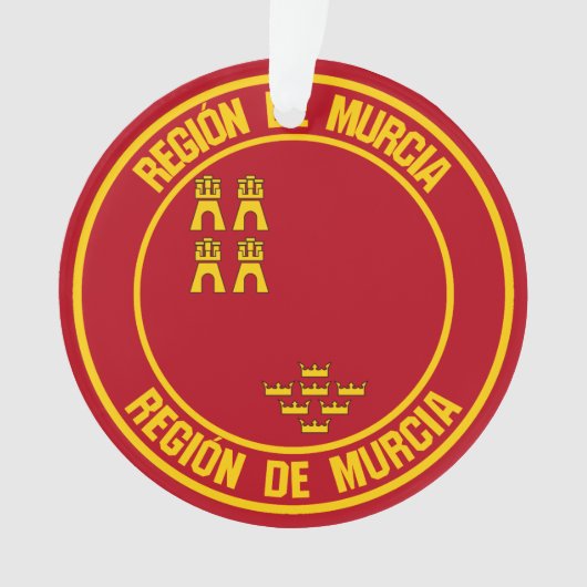 Murcia Round Emblem Ornament (Vorderseite)