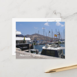 Murcia, Spanien Boote in der Marina Postkarte