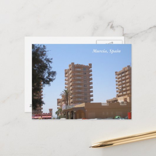 Murcia, Spanien Gebäude Architektur Postkarte (Vorderseite/Rückseite Beispiel)