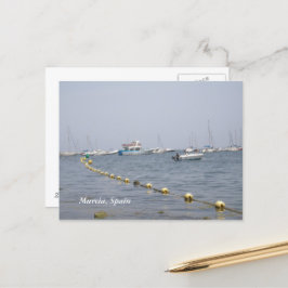 Murcia, Spanien Schiffe im Hafen Postkarte