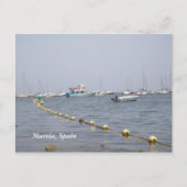 Murcia, Spanien Schiffe im Hafen Postkarte (Vorderseite)