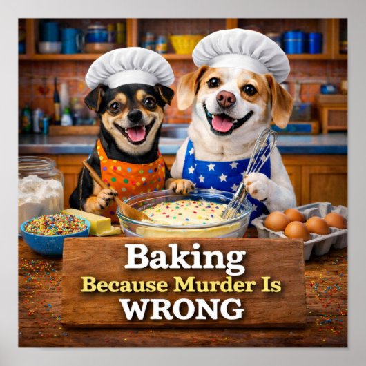 "Murder is Wrong" (2) Poster (Vorne)