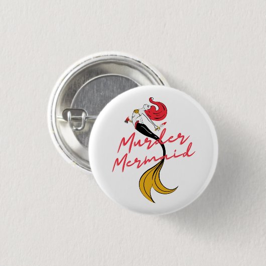 Murder Mermaid Button (Vorne & Hinten)