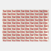 Murder mystery crime fan cold case bloody  geschenkpapier set (Vorderseite 2)