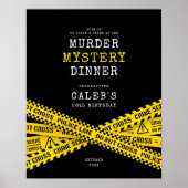 Murder-Mystery-Party-Begrüßungspult Poster (Vorne)