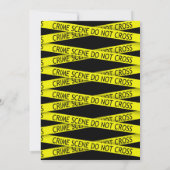 Murder Mystery Party Einladung (Rückseite)