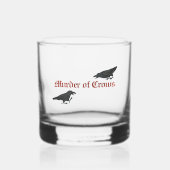 Murder of Crows Whiskyglas (Vorderseite)