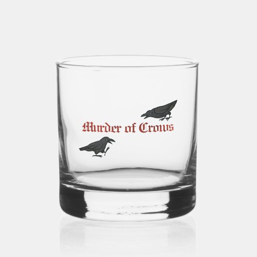 Murder of Crows Whiskyglas (Vorderseite)