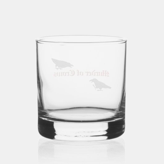 Murder of Crows Whiskyglas (Rückseite)