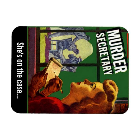 "Murder Secretary" Magnet (Horizontal)