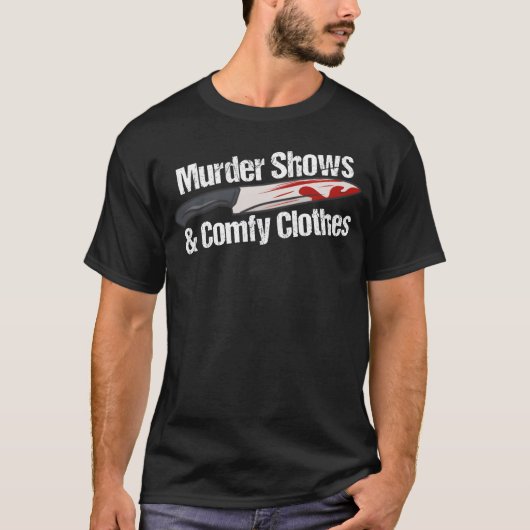 Murder Shows Comfy Clothes boy T-Shirt (Vorderseite)