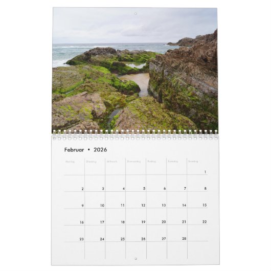 Murderhole Beach, Irland Kalender (Feb 2026)