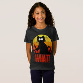 Murderous Black Psycho Niedlich Cat What Knife Chr T-Shirt (Vorne ganz)