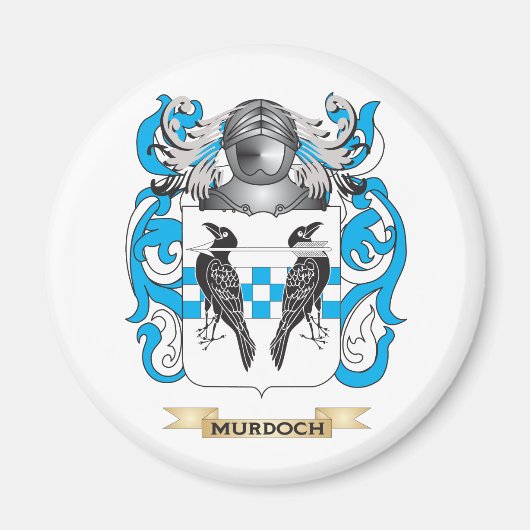 Murdoch-3-Wappen (Familienwappen) Magnet (Vorne)