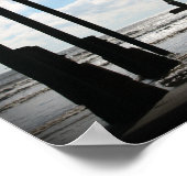 Murdochs Pier Galveston Island Poster (Ecke)