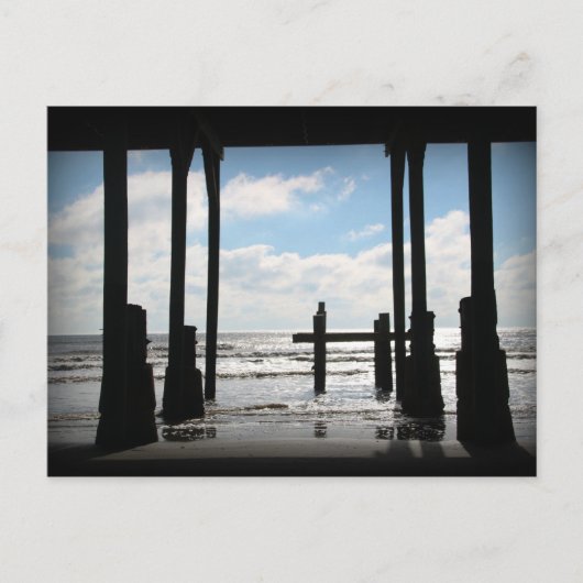 Murdochs Pier Galveston Island Postkarte (Vorderseite)