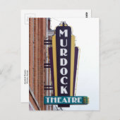 Murdock Theater, Wichita, Kansas Postkarte (Vorne/Hinten)