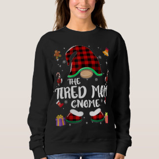 Müred Mama Gnome Buffalo Kariert Red Matching Fami Sweatshirt