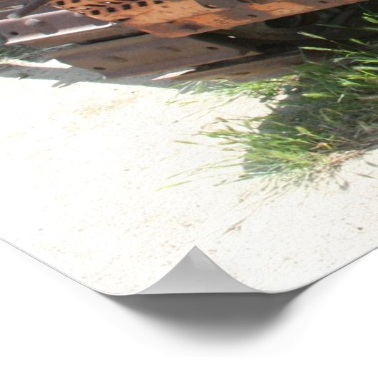 Müred Old Traktor Poster (Ecke)