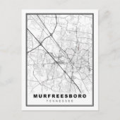 Murfreesboro Karte (Vorderseite)