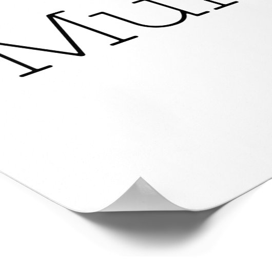 Murfreesboro Karte - Tennessee - City Map Poster (Ecke)