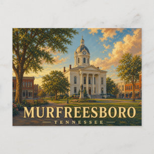 Murfreesboro Tennessee Vintage-Reisepostkarte Postkarte