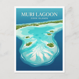 Muri-Lagune Cookinseln Postkarte