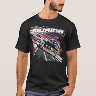 Murica Dale Earnhardt Nascar-Renncup-Auto USA T-Shirt