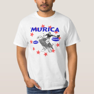 Murica Eagle und Cowboy T-Shirt