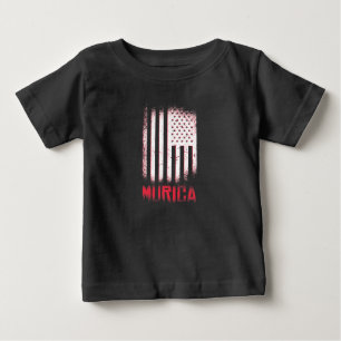 Murica Flag USA Baby T-shirt