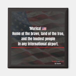 'Murica! Lustiger Patriotischer Kühlschrankmagnet