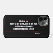 'Murica! Lustiger Patriotismus Case-Mate iPhone Hülle (Rückseite (Horizontal))