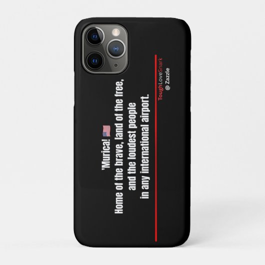 'Murica! Lustiger Patriotismus Case-Mate iPhone Hülle (Rückseite)
