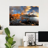 Murieal Lake Sunset 2 - Sierra Poster (Heimbüro)
